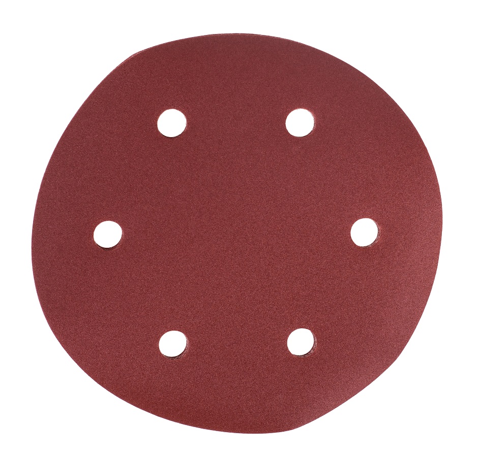 Листы шлифовальные 225 мм P180 (5 шт., с перфорацией) KRESS KA2036
