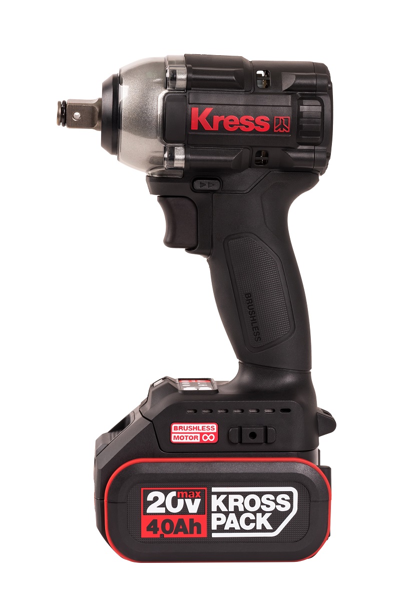 Гайковерт ударный аккумуляторный KRESS KU272.2