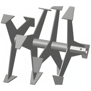 Фреза-культиватор S-24 390/355 мм.(4 ряда) втулка 82 мм. МБ леп.ФМБ S24.390.355