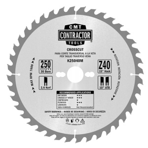 Диск пильный 160x2.2/1.4x20 Z40 ATB (без инд. упаковки) K16040H-X10