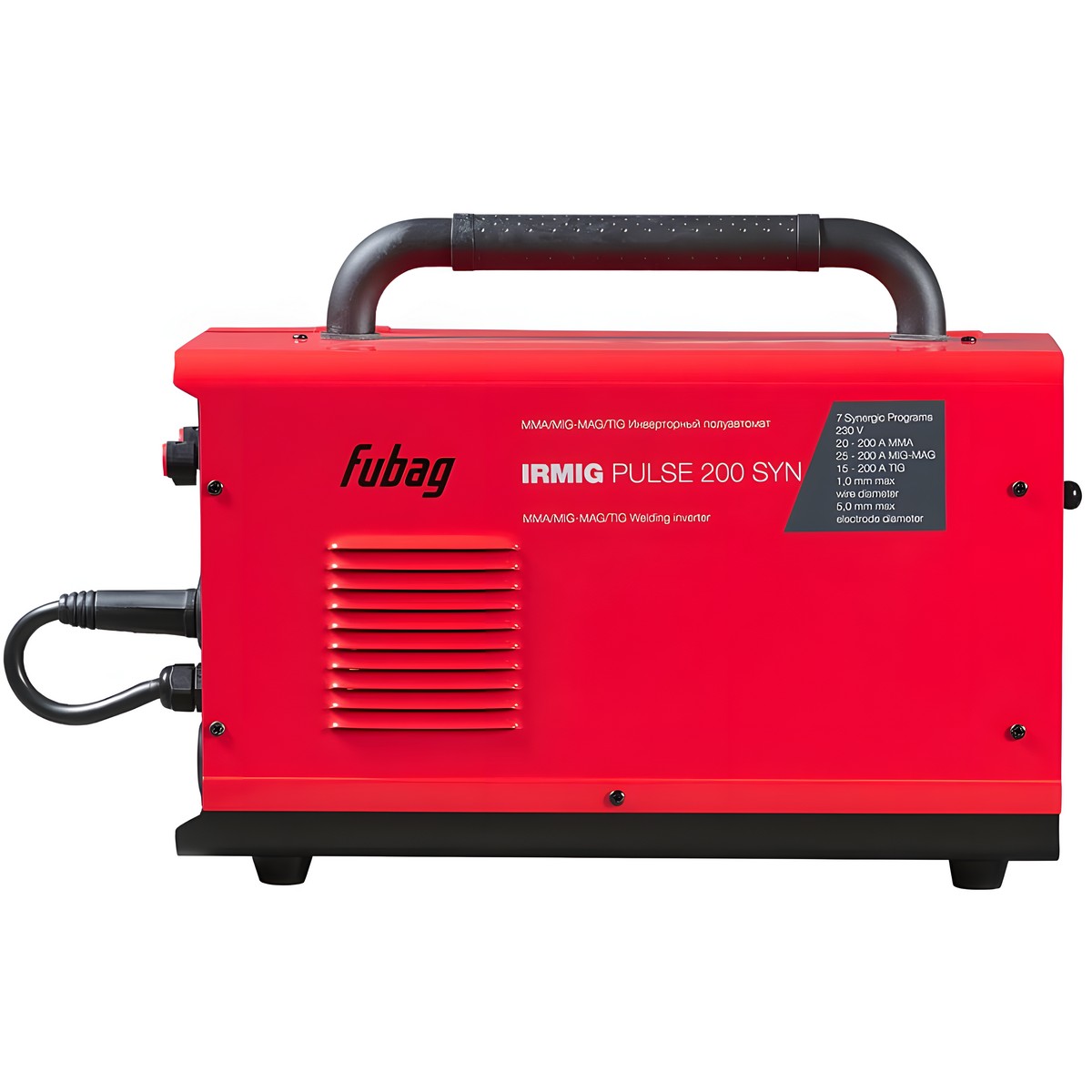 Инвертор-полуавтомат сварочный FUBAG IRMIG PULSE 200 SYN + горелка 250A