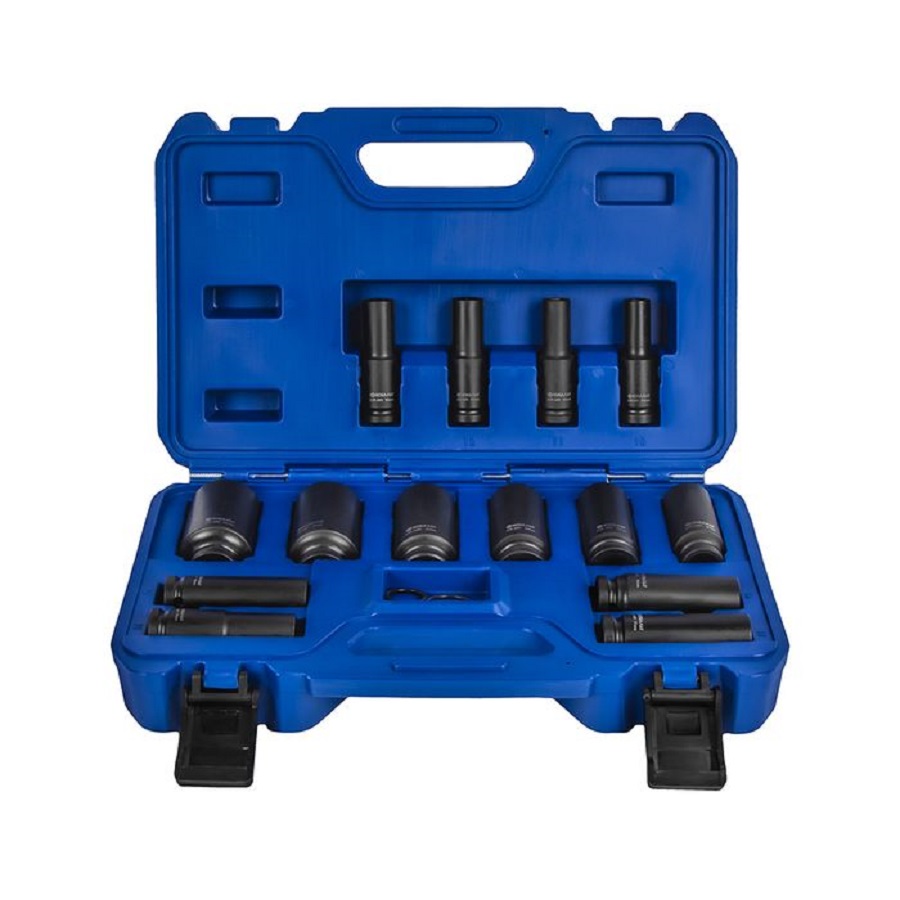 Набор торцевых головок (18 пр., 1/2'', кейс) КОБАЛЬТ 917-124