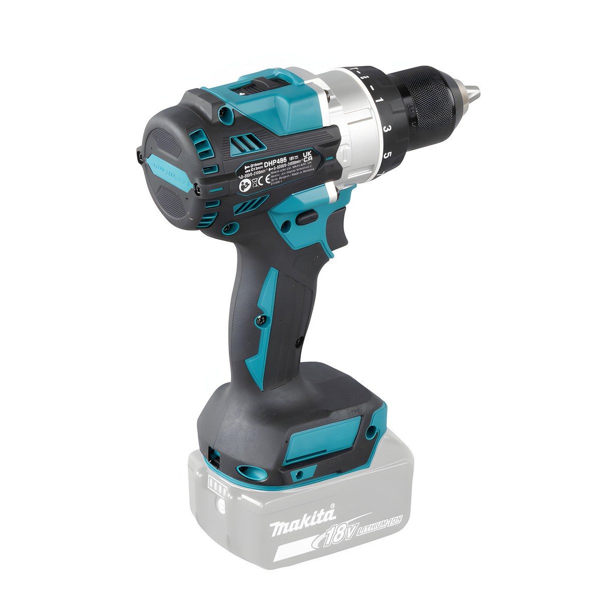 Дрель аккумуляторная ударная MAKITA DHP486Z (без АКБ и ЗУ)