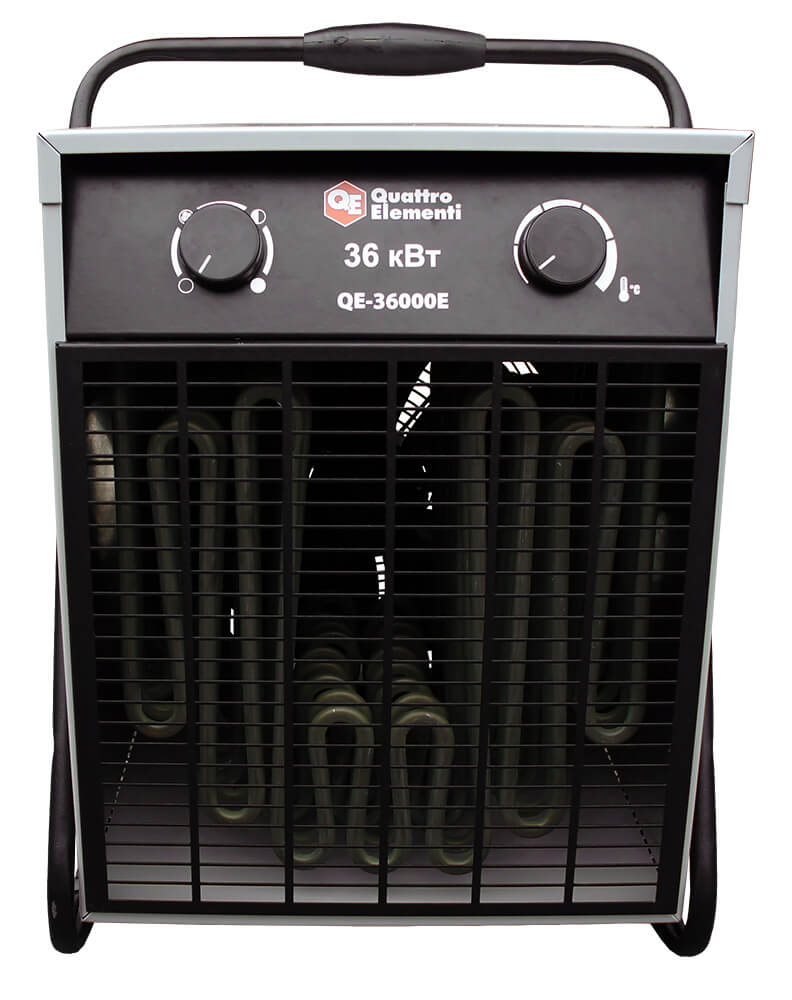 Нагреватель воздуха электрический QUATTRO ELEMENTI QE-36000E (с ТЭН)