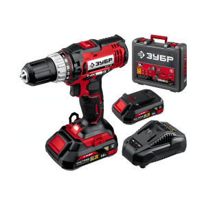 Дрель аккумуляторная ЗУБР ДШЛ-185-22