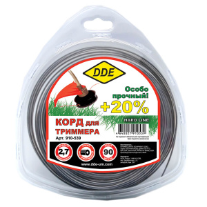 Корд 2.7 мм х 90 м (круглый, армированный) Hard line DDE 910-539