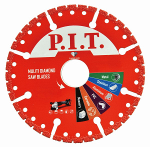 Диск алмазный 125x22,2x2,2 мм сегментный по металлу P.I.T. (ACTW11-0125)