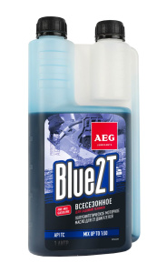 Масло AEG Semi Synthetic 1 л, с дозатором (полусинтетическое, для 2-тактных двигателей) 30743