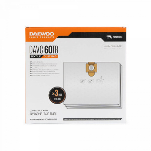 Фильтр-мешки синтетические DAVC 60TB (3 шт.) DAEWOO