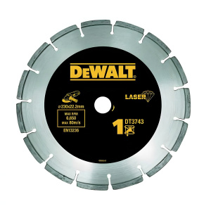 Диск алмазный 230 х 2.4 х 22.2 мм (универсальный) DeWalt DT3743-XJ