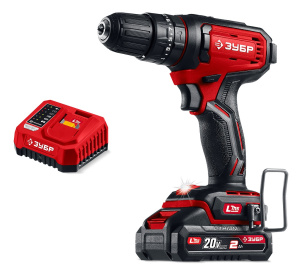 Дрель аккумуляторная ударная ЗУБР ДШУ-40-21 LMS