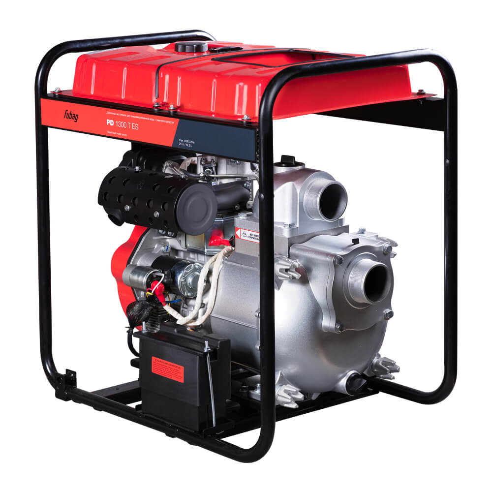 Мотопомпа FUBAG PD 1300T ES (для сильнозагрязненной воды)
