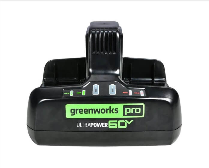 Устройство быстрозарядное GREENWORKS (60 В, 10 А, для 2-х аккумуляторов) 2954407