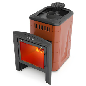 Печь банная TMF Гейзер Мини 2016 Inox Витра (ЗК, терракота) 35102