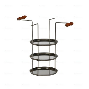 Тарелка трехъярусная