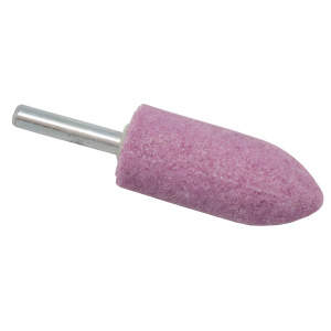 Шарошка абразивная 22 х 50 мм (цилиндр. заостренная, оксид алюминия) ПРАКТИКА 641-183