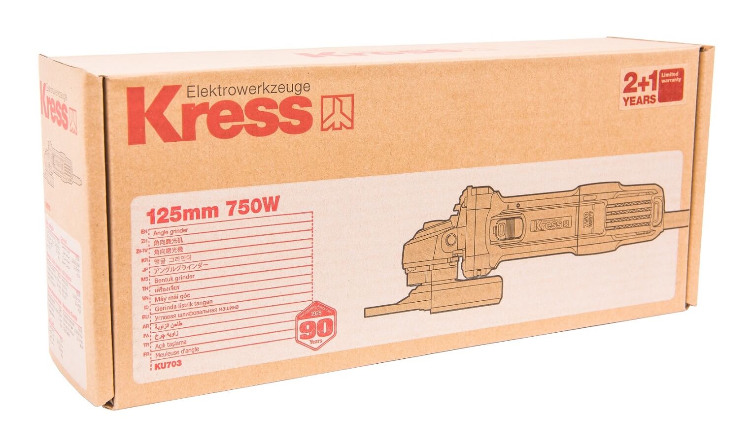 Шлифмашина угловая KRESS KU703