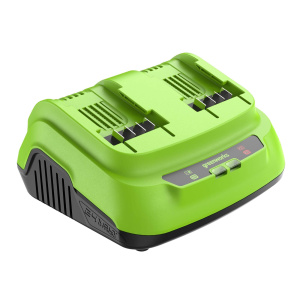 Устройство зарядное GREENWORKS G24X2C8 (24 В, 8 А, для 2-х аккумуляторов) 2958807