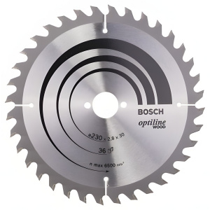 Диск пильный 230 х 30 мм 36T Optiline BOSCH 2608640628