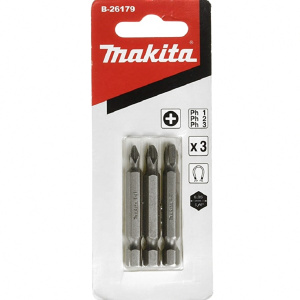Набор бит PH1/PH2/PH3 х 50 мм E-form (3 шт.) MZ MAKITA B-26179
