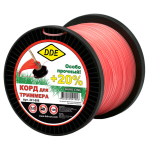 Корд 3.0 мм х 120 м (круглый, армированный) Hard line DDE 241-956