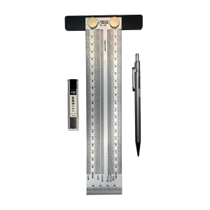 Линейка разметочная Т- образная 200 мм с карандашом RUL-20T