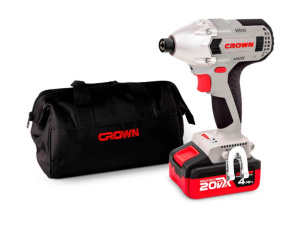 Винтоверт аккумуляторный ударный CROWN CT22021HX-4 TB