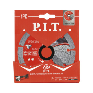 Диск алмазный 125x22,2x1,4 мм (сегментированный)P.I.T. (ACTW03-G125A)
