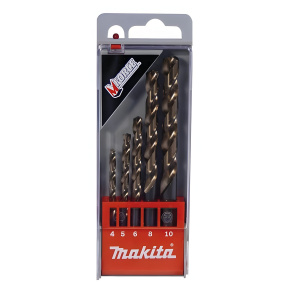 Набор сверл по металлу 5 шт. (4-10 мм) HSS MAKITA D-30508