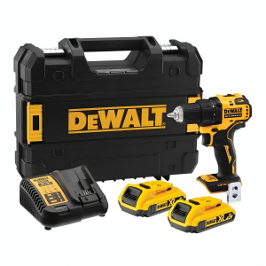 Дрель аккумуляторная DEWALT DCD708D2T-QW