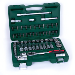 Набор инструментов 62 пр. (зеленый) СТАНКОИМПОРТ НАБ.12.00.62