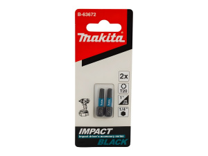 Бита T20 х 25 мм C-form (2 шт.) Impact Black MAKITA B-63672