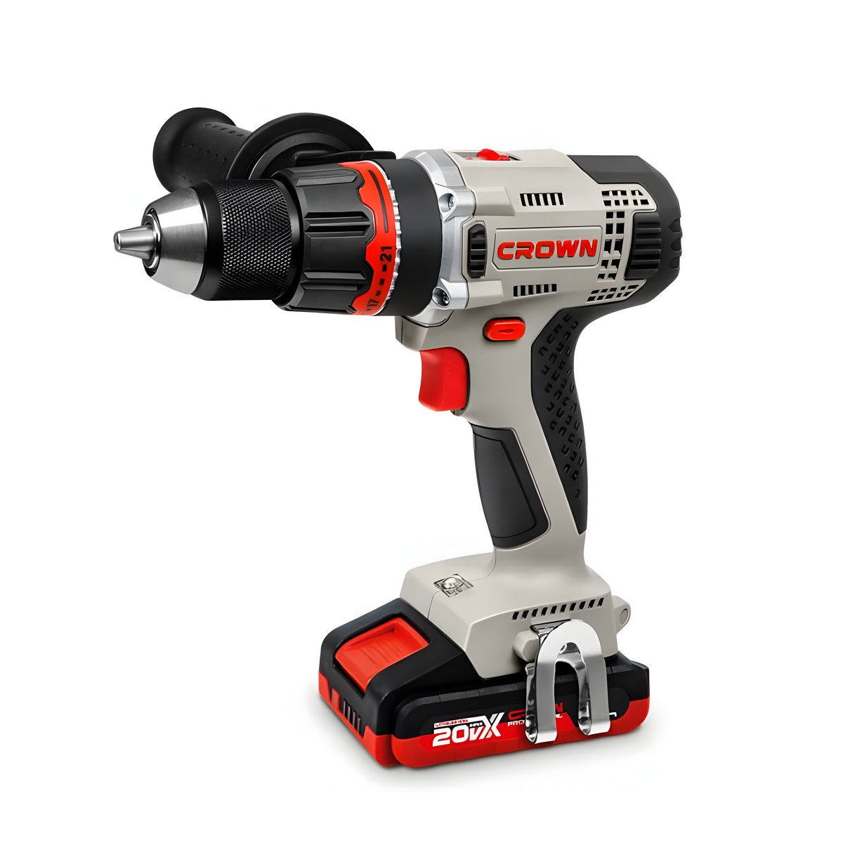 Аккумуляторный шуруповерт CROWN CT21076HMX-2 BMC