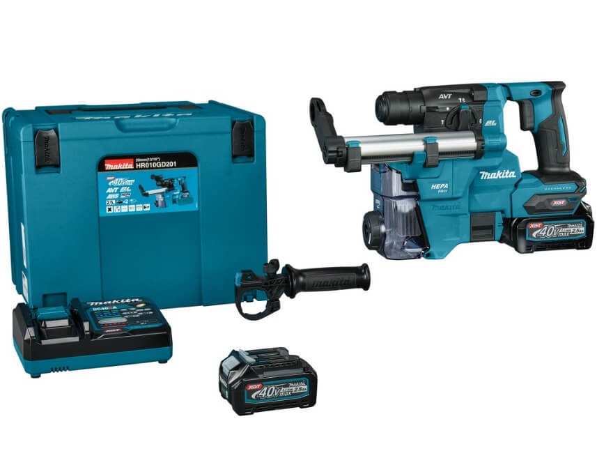 Перфоратор аккумуляторный MAKITA XGT HR010GD201