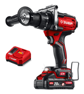 Дрель аккумуляторная ударная ЗУБР ДБУ-165-21 LMS