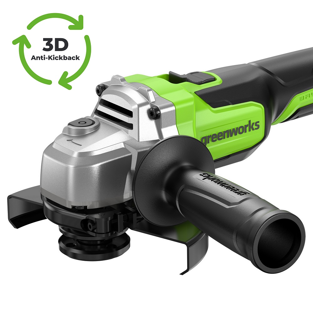 Шлифмашина угловая аккумуляторная GREENWORKS AG590 3201007CUG