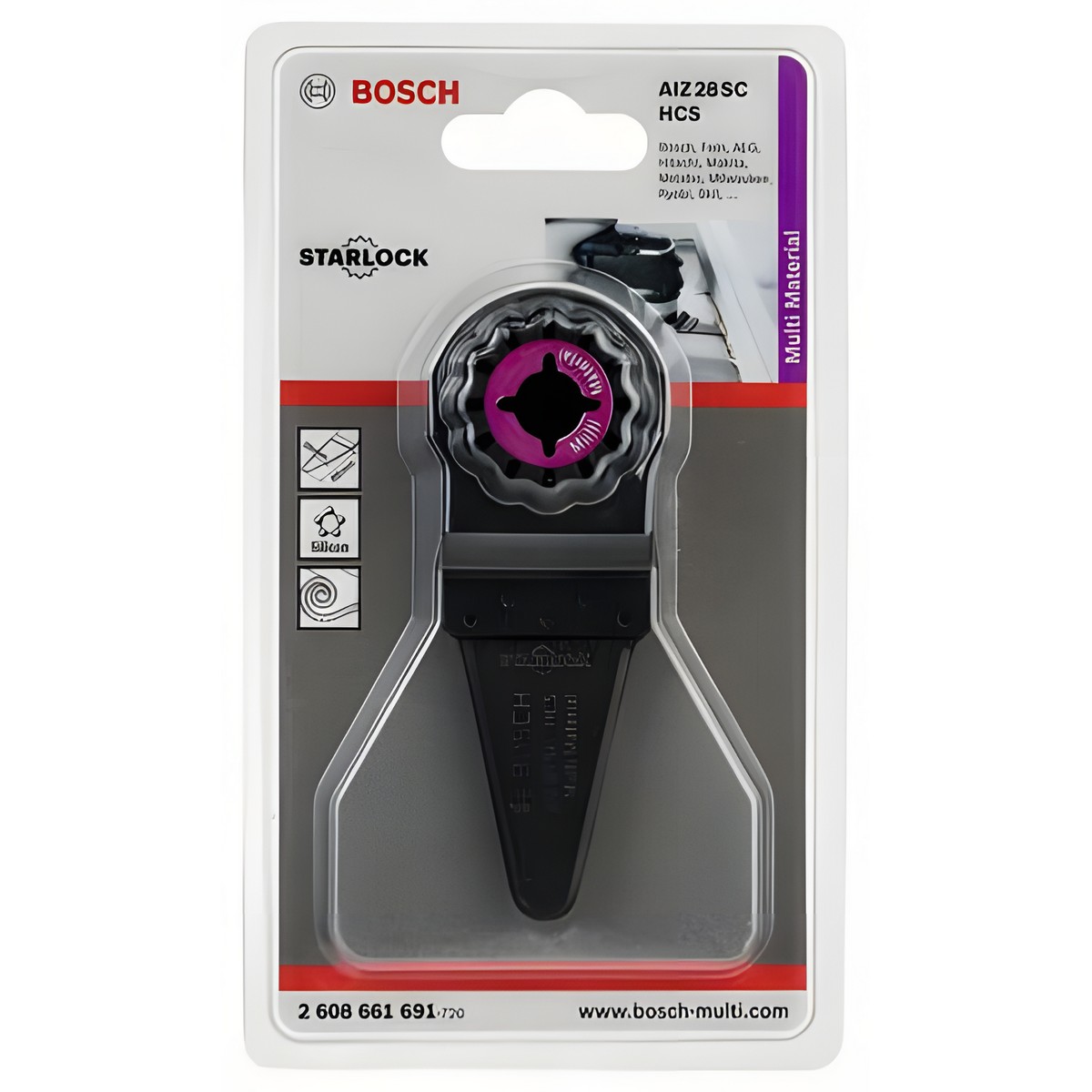 Насадка для расшивки швов HCS AIZ 28 SC Multi Material (1 шт.) BOSCH 2608661691