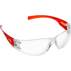 Очки защитные (открытые, прозрачные, облегченные, широкая монолинза) ЗУБР Мастер 110325_z01