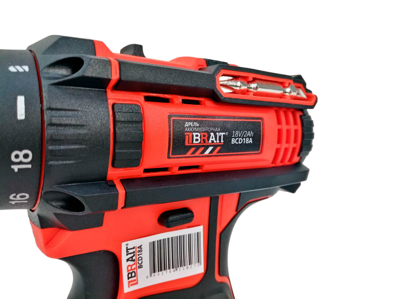Дрель аккумуляторная BRAIT BCD18А