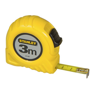 Рулетка 3 м х 12.7 мм Global Tape (блистер) STANLEY 0-30-487