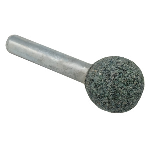 Шарошка абразивная 16 х 63 мм (шарообразная, тип D, карбид кремния) ПРАКТИКА 641-282