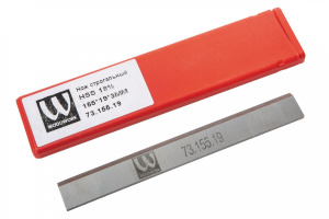 Нож строгальный 155 х 19 х 3.0 мм HSS 18% (1 шт., для 54А, JJ-6L-M) WOODWORK 73.155.19