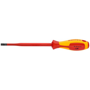 Отвертка диэлектрическая SL 3.5 х 0.6 х 100 мм (тонкая) VDE KNIPEX KN-982035SL