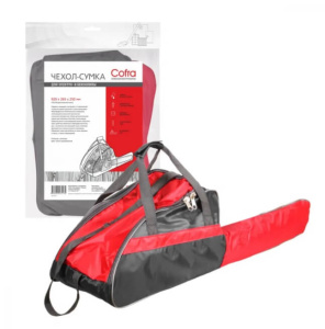 Чехол-сумка для бензопилы COFRA RC-8125 (410х265х250 мм + 510х130 мм для шины,т.сер/оранж,синтетика)