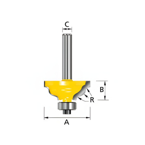 Фреза профильная (d8/D31.8/H14.28/L46.28/R3.18) MAKITA D-11695