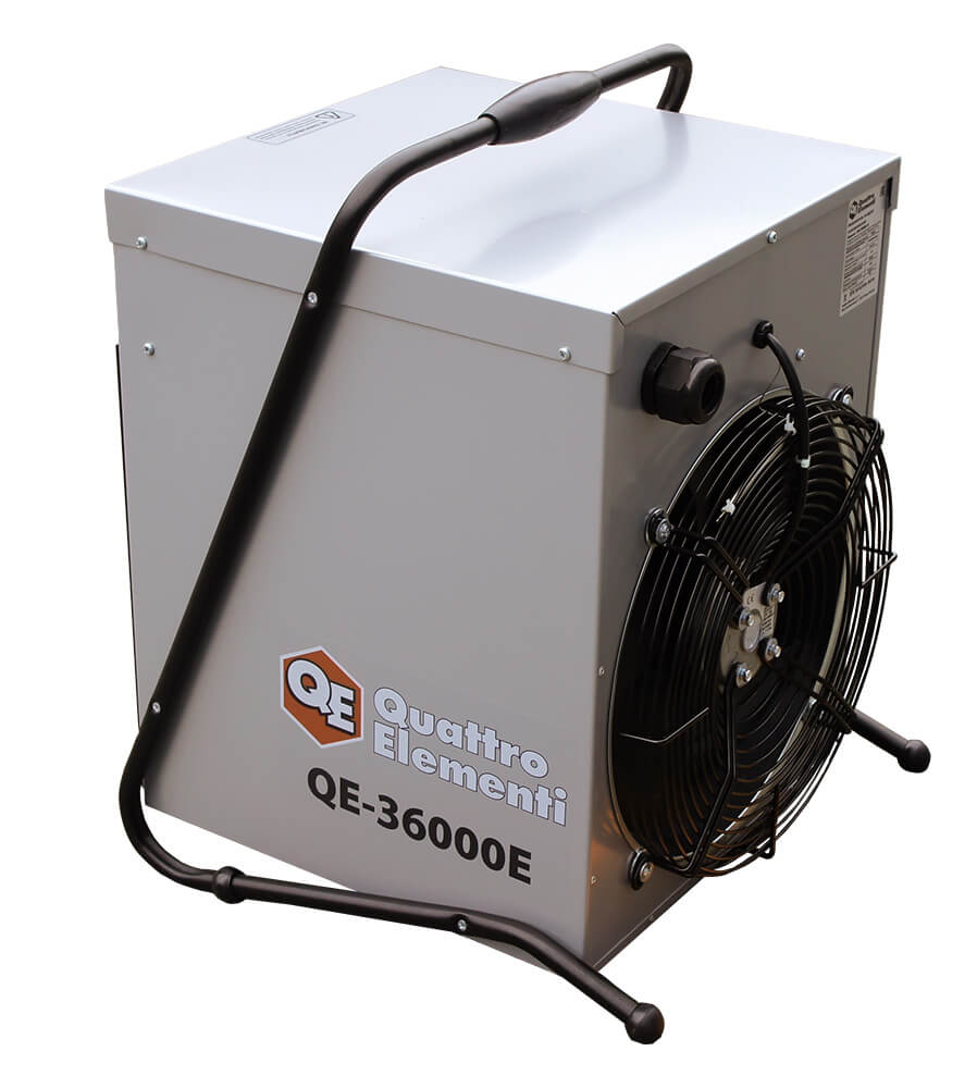 Нагреватель воздуха электрический QUATTRO ELEMENTI QE-36000E (с ТЭН)