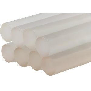 Стержни клеевые 11 х 200 мм (8 шт., белый прозрачный) ПРАКТИКА 641-596