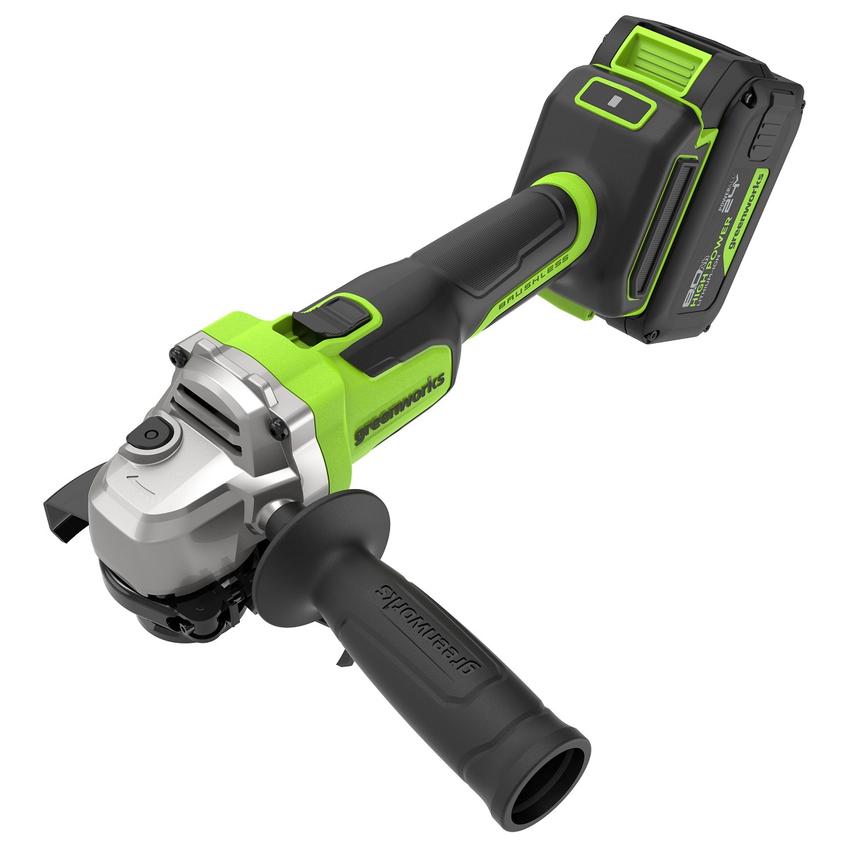 Шлифмашина угловая аккумуляторная GREENWORKS AG590 3201007CUH