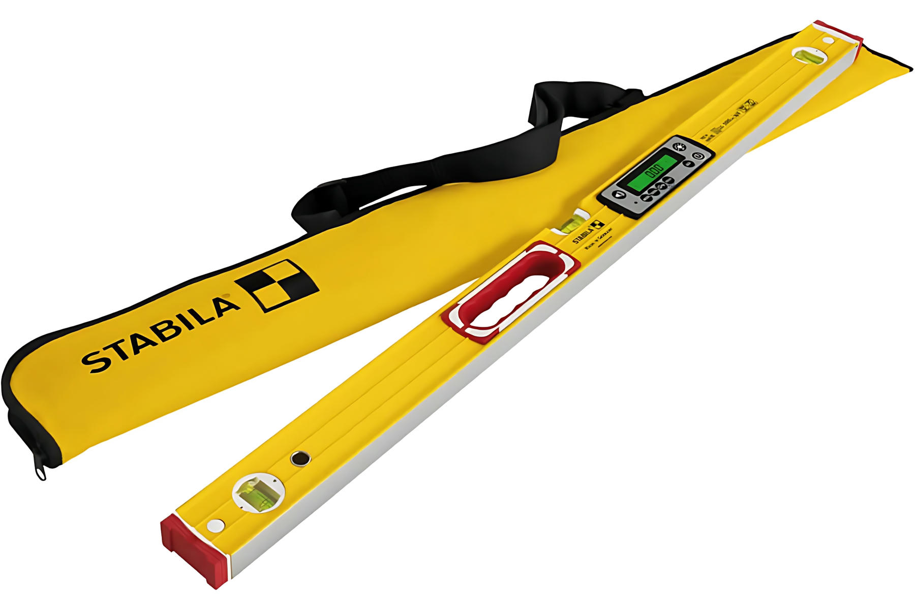 Уровень электронный 1000 мм (3 глазка, 2 ЖК дисп., IP67, точн. 0,5 мм/м) TECH 196 DL STABILA 19827