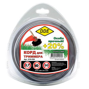 Корд 2.7 мм х 15 м (круглый, армированный) Hard line DDE 910-522